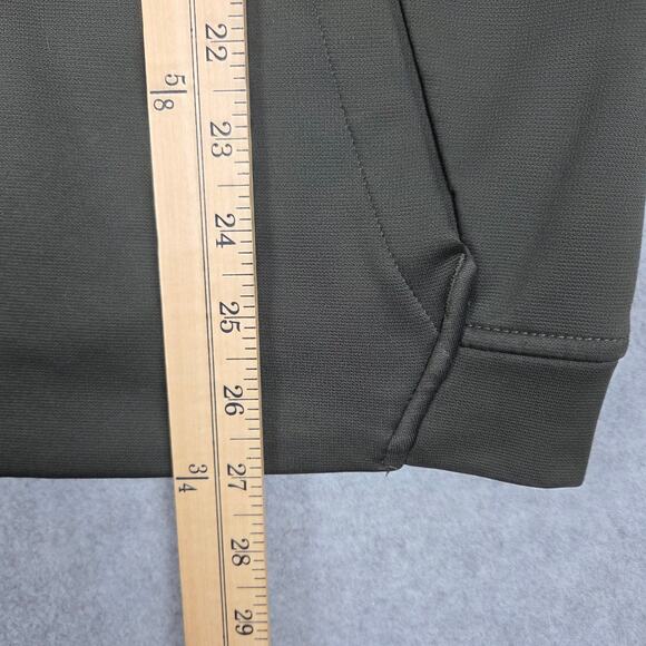 Under Armour Hoodie Mens Size Small Big Logo Dark Forest Green - Picture 13 of 14